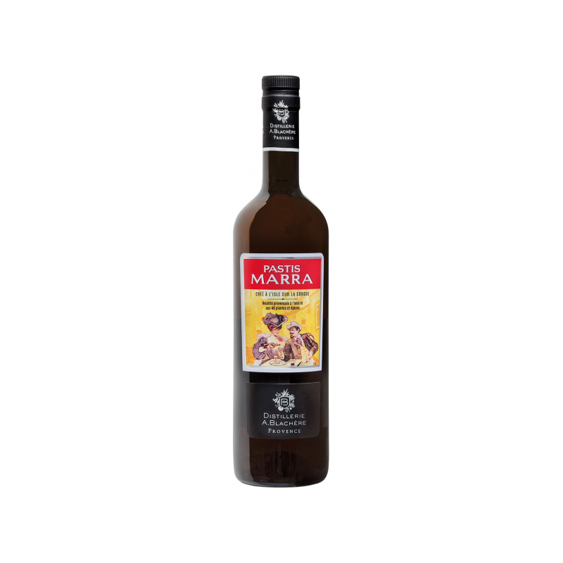 Pastis Marra ® 0.70L - 45% Vol. - Le Vrai Pastis Provençal au Goût Unique