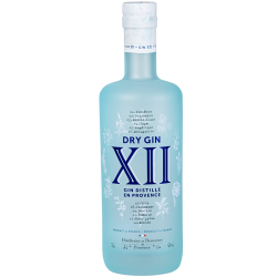 Gin XII – Dry Gin artisanal aux 8 plantes et 4 distillats uniques