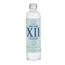 Gin XII 10 cl – Dry Gin Artisanal aux 12 Plantes Provençales