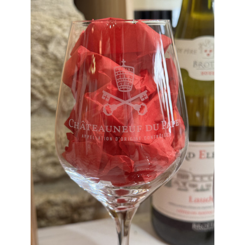 Verre Sérigraphié "Châteauneuf-du-Pape" 35cl