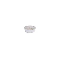 Panier rond bambou blanc 25 cm