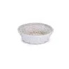 Panier rond bambou blanc 25 cm