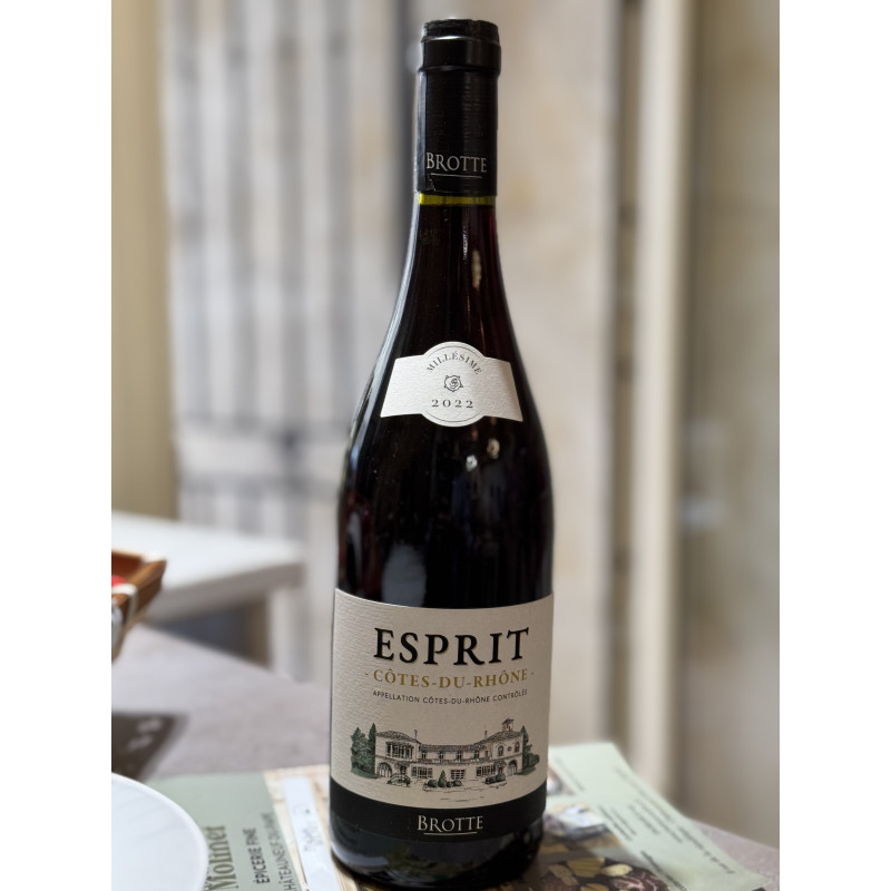 Côte du Rhône rouge Esprit