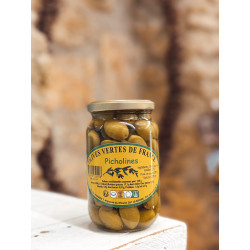 Olives Vertes Picholine - France 200 g | Croquantes et Authentiques