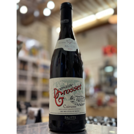 Domaine Grosset Cairanne Rouge 2021 – AOC Cairanne – Vin de caractère