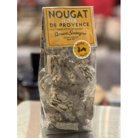 Nougat Noir de Provence Sachet Domino 180 g - Maison Molinet