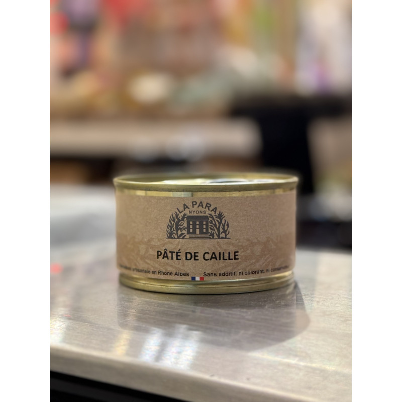 Pâté de Caille 130 g - Spécialité Artisanale sans Additif