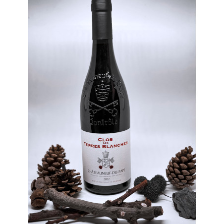 Châteauneuf-du-Pape Rouge 75cl - Clos des Terres Blanches 2022 - Vin Rare et Exclusif