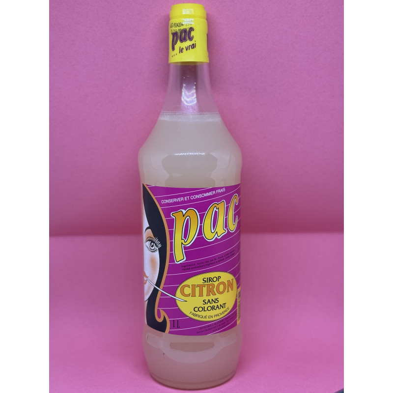 PAC Citron 1L – Sirop de Citron Artisanal de Provence | Maison Molinet