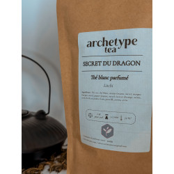 Secret du Dragon – Thé Blanc et Vert au Litchi (100g)