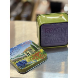 Boîte Métal Le Cabanon & Savon 100g – Senteur Lavande de Provence