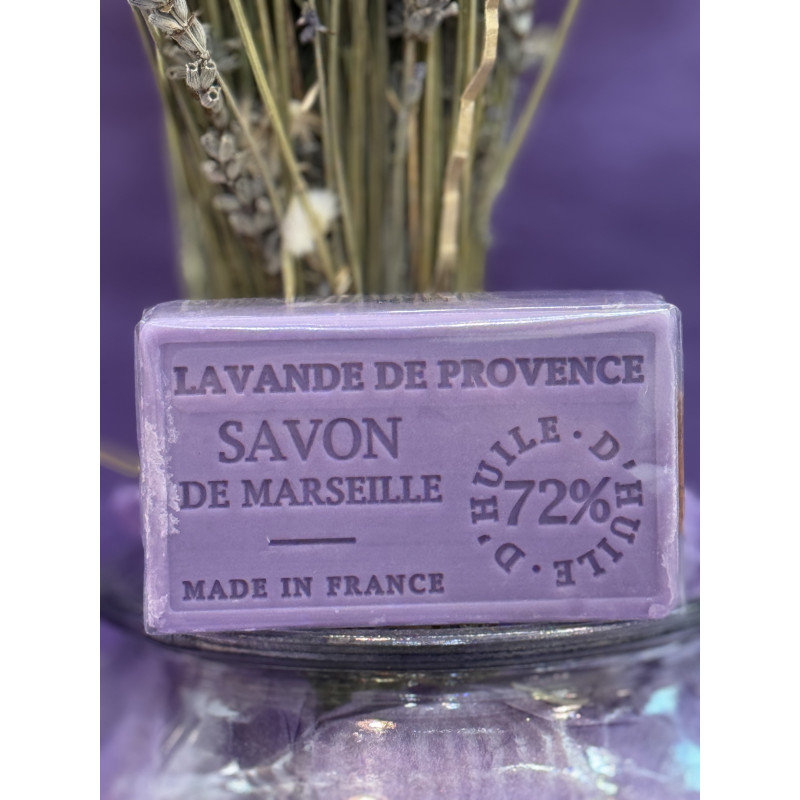 Savon 100g Fleurs de Lavande – Savon de Marseille 72% d'Huile