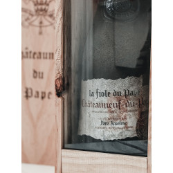 La Fiole du Pape Châteauneuf-du-Pape - Rouge Magnum 1.5L - Élégante Caisse Bois