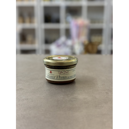 Tapenade verte et poivron piment d'espelette 80gr