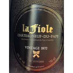 LA FIOLE VINTAGE 1972 – Châteauneuf-du-Pape Rouge | Maison Molinet