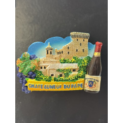 Magnet Châteauneuf-du-Pape - Souvenir de Provence | Maison Molinet