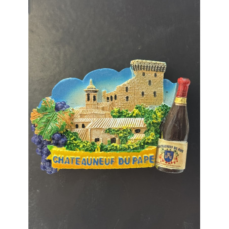 Magnet Châteauneuf-du-Pape - Souvenir de Provence | Maison Molinet