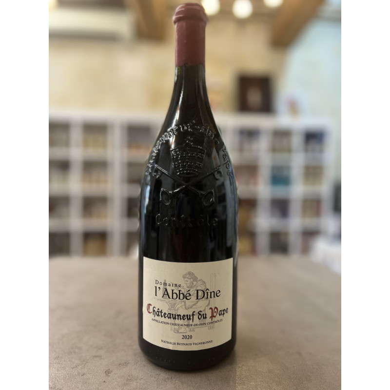 Châteauneuf du pape Rouge Magnum Domaine l'Abbé Dîne