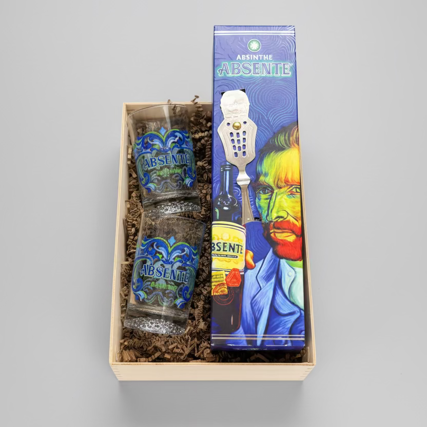 Coffret Découverte Absente 55° – 70 cl + 2 Verres Maison Molinet