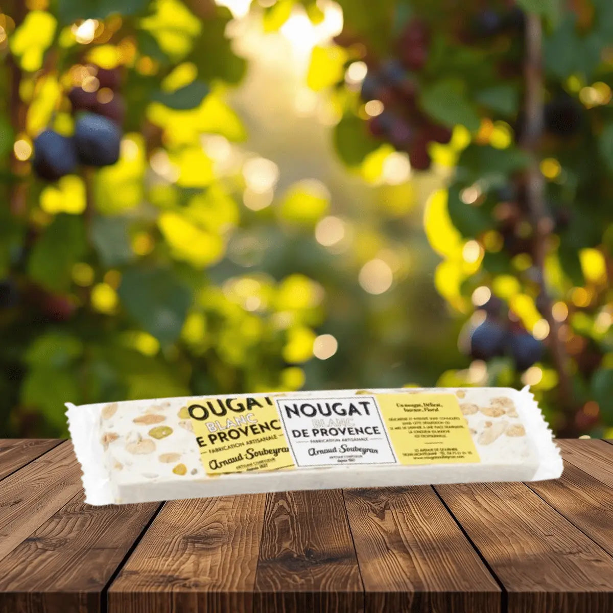 Nougat blanc de Provence – Barre 100 g Maison Molinet