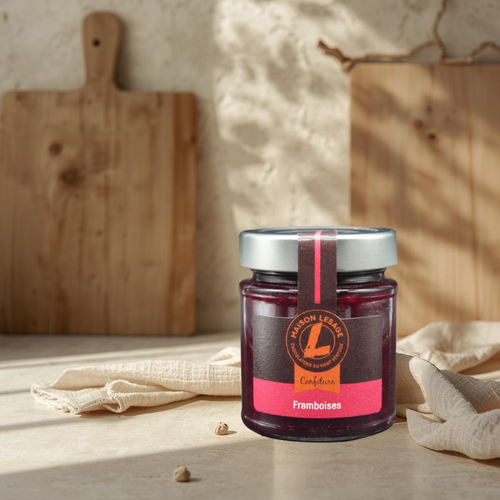 Confiture Framboise 240gr Maison Molinet