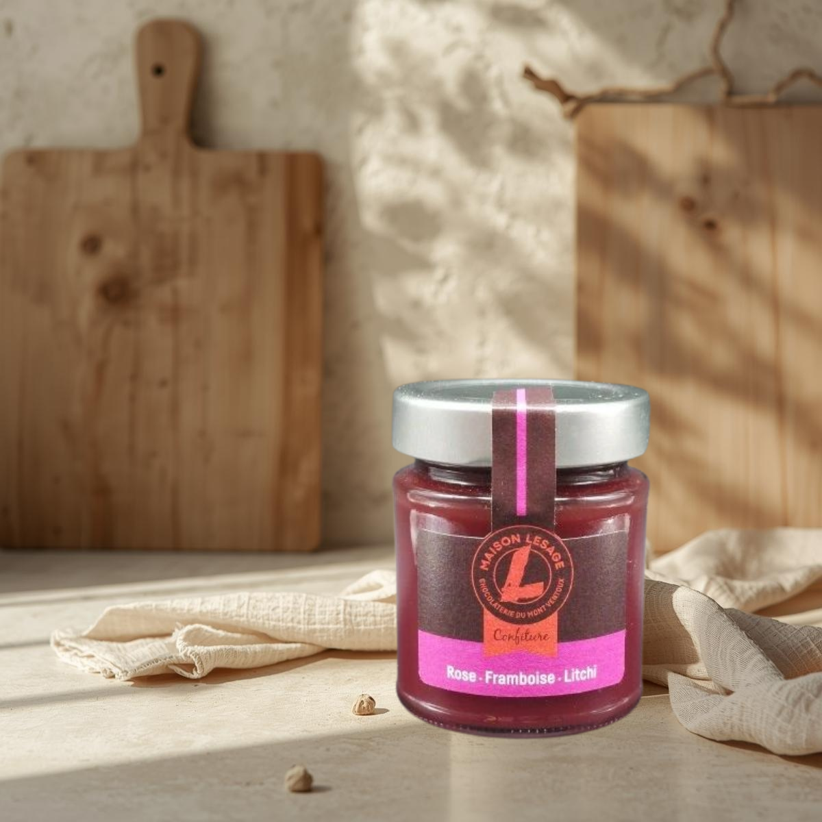 Confiture Rose Framboise Litchi