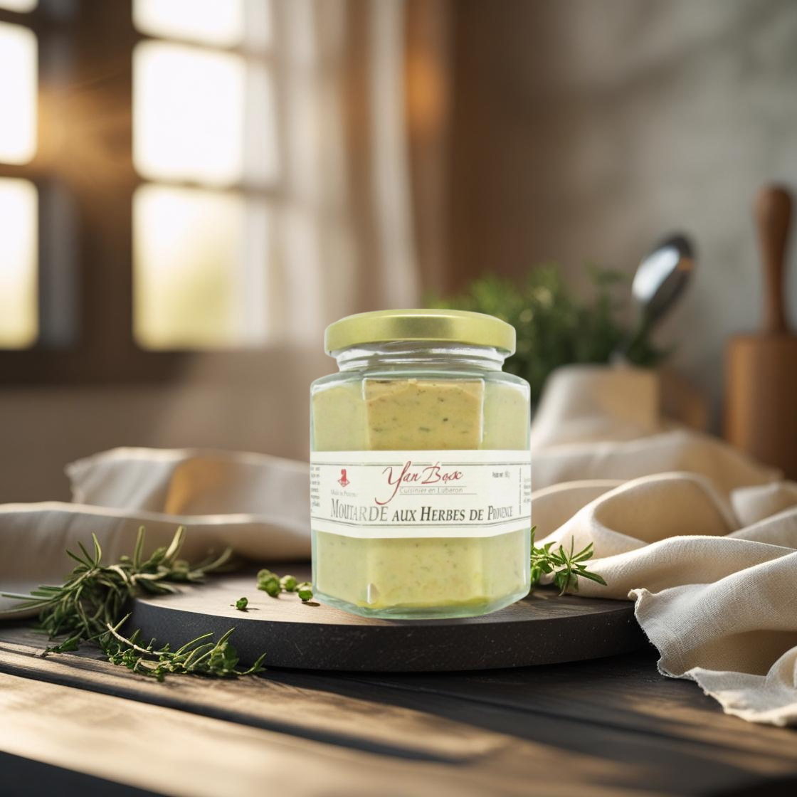 Moutarde aux Herbes de Provence – 180 g