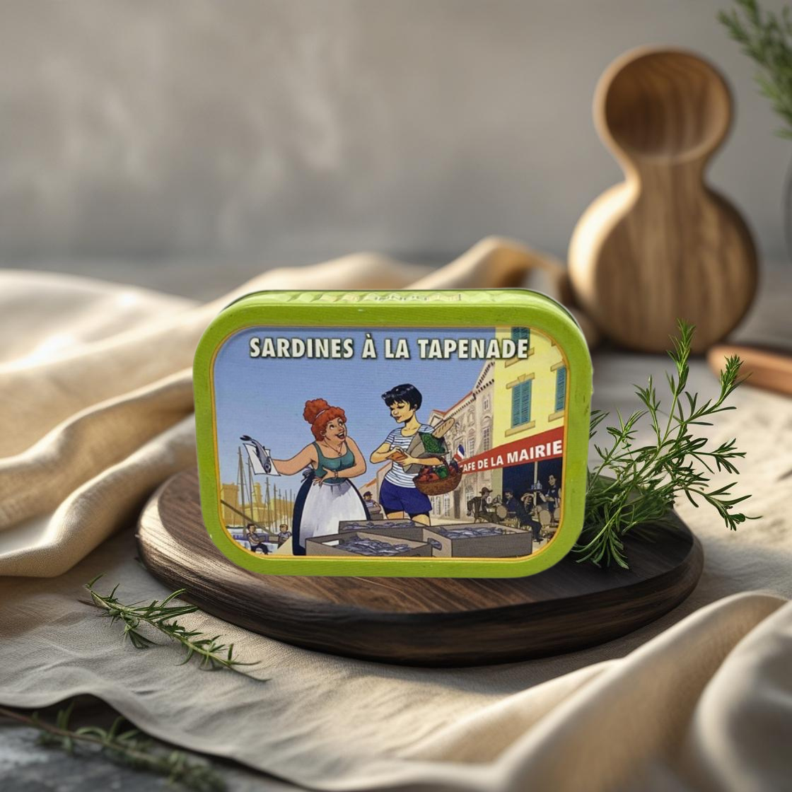 Sardines à la tapenade noire – 115 g Maison Molinet