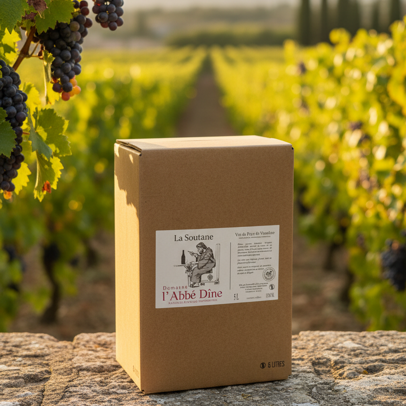 Domaine L’Abbé-Dîne · La Soutane 2024 • Vin de Pays Rouge (BIB 5 L) Maison Molinet
