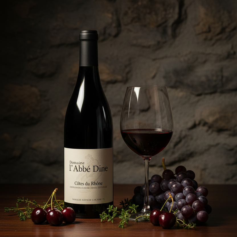 Domaine L’Abbé Dîne – Côtes-du-Rhône Rouge 2023 Maison Molinet