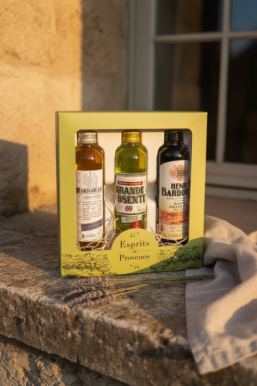 Coffret Dégustation Pastis & Liqueurs de Provence – 3 x 10cl Maison Molinet