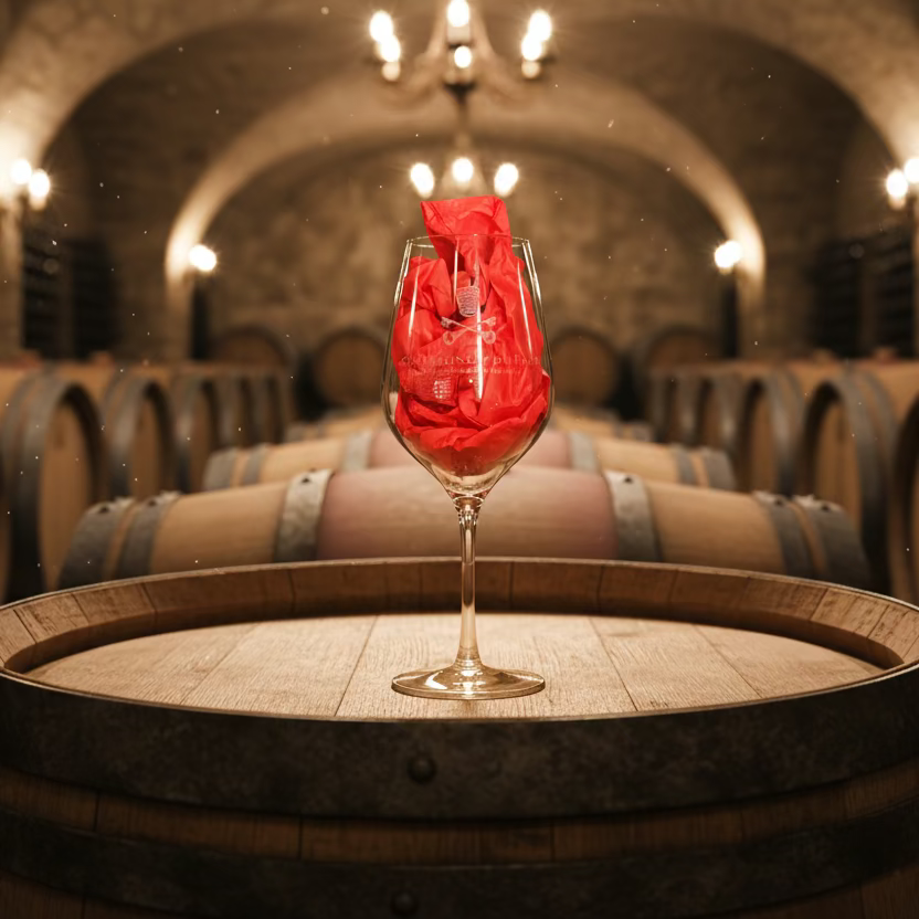 Verre sérigraphié Châteauneuf-du-Pape 35 cl