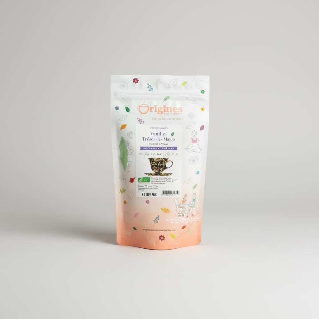 thé vert trésor des Mayas sachet 100grs Maison Molinet