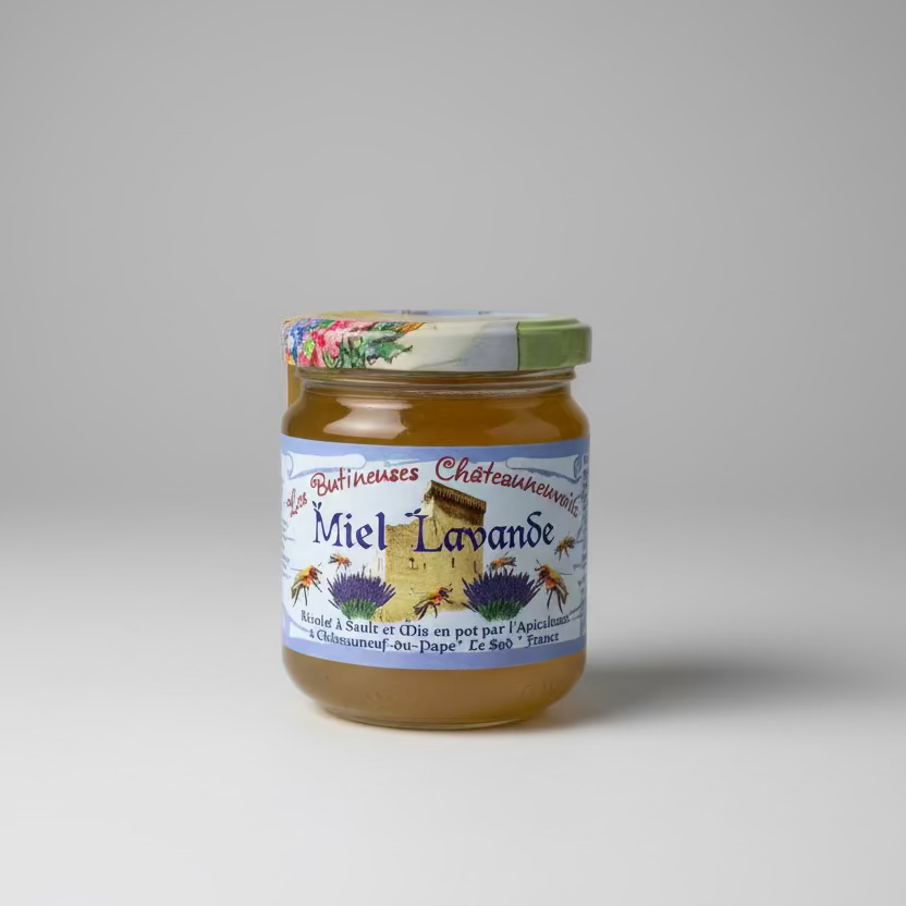 Miel de Lavande-Les Butineuses Châteauneuvoises (Apiculteurs de Châteauneuf‑du‑Pape) Maison Molinet