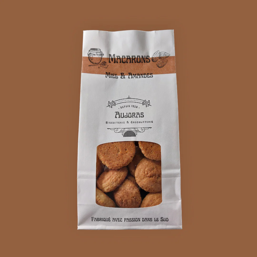 Macarons aux amandes & miel – 180 g Maison Molinet