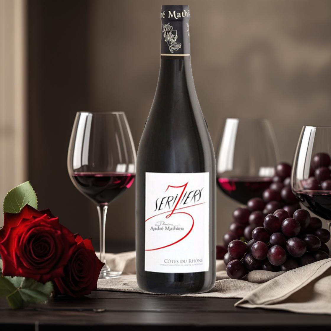 Côtes du Rhône Rouge "Seriziers" 2022 – Domaine André Mathieu