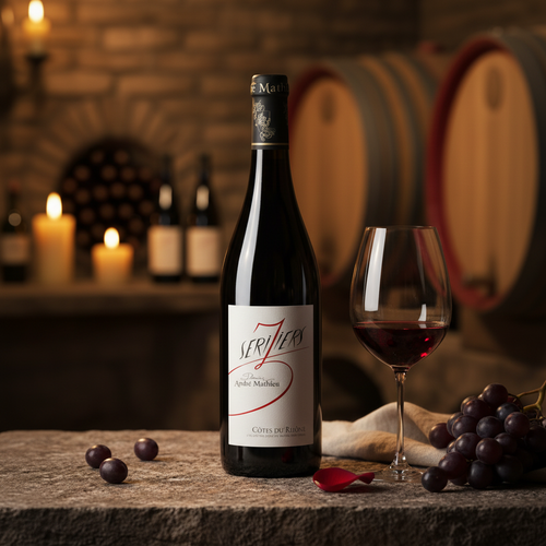 Côtes du Rhône Rouge "Seriziers" 2023 – Domaine André Mathieu Maison Molinet
