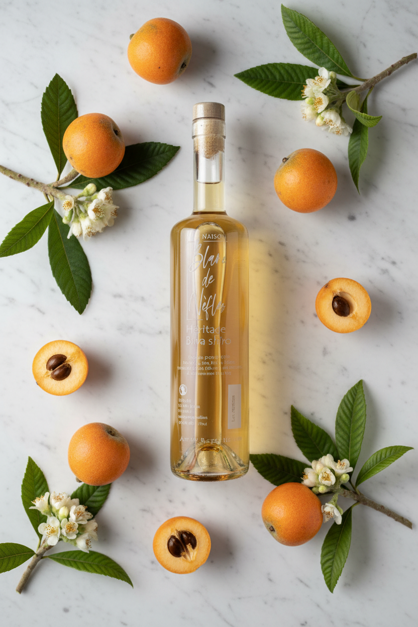 Blanc de Nèfles – Flat lay