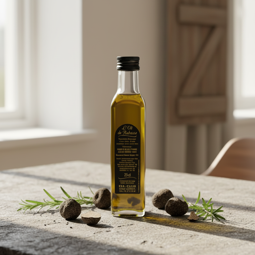 Huile d'Olive à la Truffe Noire – 25 cl