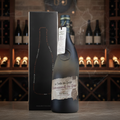 Châteauneuf-du-Pape Rouge by Maison Molinet in an elegant case, showcasing the wine bottle and its label.