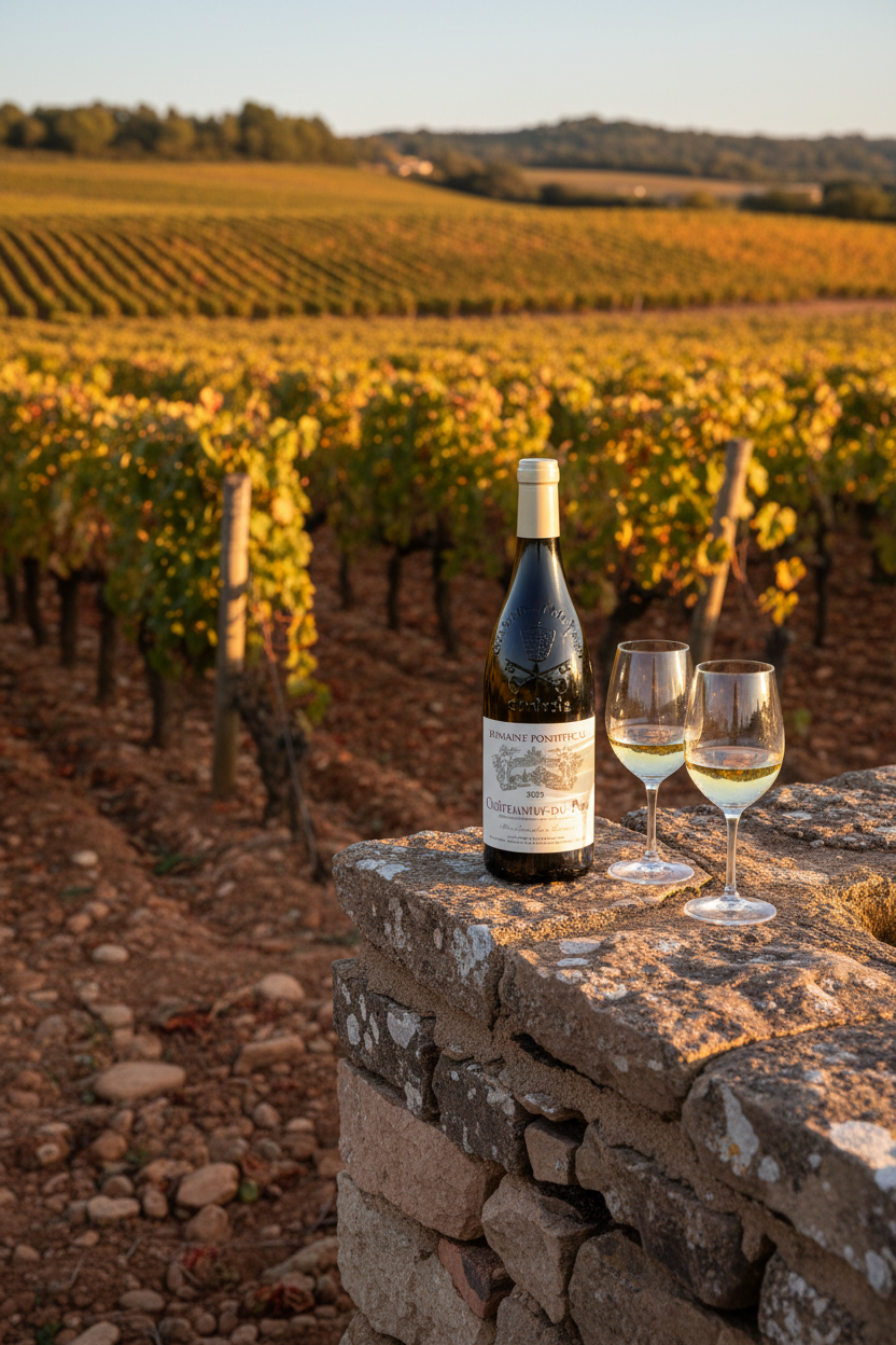 Pontifical Blanc 2025 – Vignoble