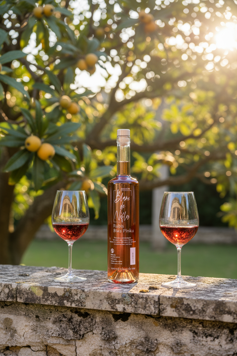 Rubis Biwa Pinku – Jardin été