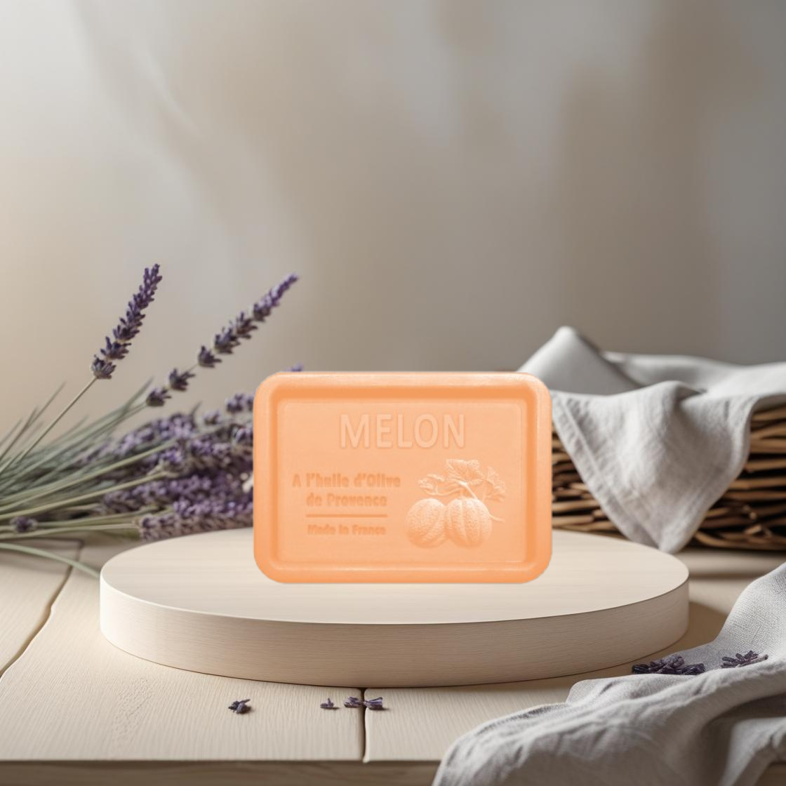 Savon “Melon” – 120 g – Savon de Marseille Maison Molinet