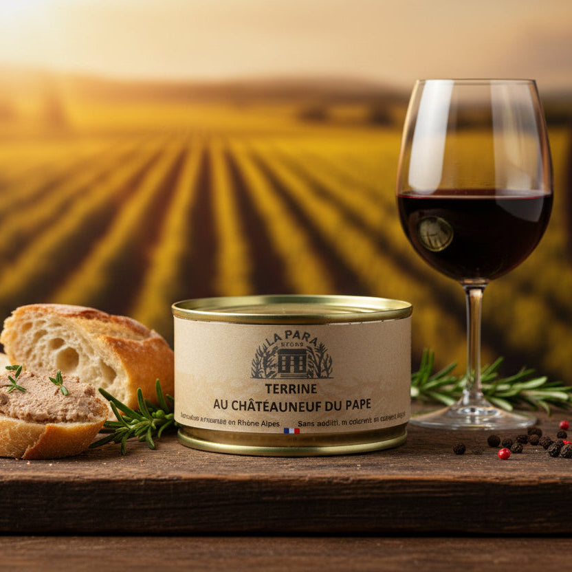 Terrine au Châteauneuf du Pape 130gr